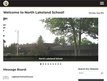 Tablet Screenshot of northlakelandschool.com